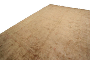  9x11 Amazing Vintage Rare Turkish Oushak Rug 9x12 274cmX340cm Amazing Beige