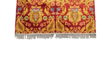 Load image into Gallery viewer, 5X8 Vintage Art Nouveau Rug Silk Chinese Rug C.1965 Art Deco Red 155cmx239cm
