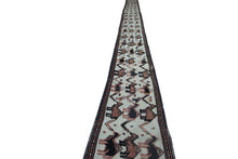 Load image into Gallery viewer, 2x19 1890 Antique Tapestry Handmade Runner Sennehh raised pile Animal 44 x 579cm
