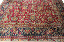 Load image into Gallery viewer, 11x19 Exceptional Antique Rug Mohajeran Fine Agra Rug Geometric Red c.1920 
