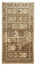 Load image into Gallery viewer,  5x10 Rare Antique Khotan Rug Samarkand Rug 152x290cm Geometric Beige
