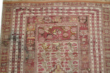 Load image into Gallery viewer, 4x5 Rare Mid 1800s Antique Turkish Gordis Rug Wool Foundation Collectors Piece 
