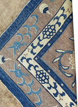 Load image into Gallery viewer,  9x12 Rare Antique Peking 5 paw dragon Chinese Rug Art Deco 279x353cm Rug C.1880
