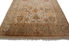 Load image into Gallery viewer, 9x12 Vintage Authentic Turkish Oushak Rug Rare Arts &amp; Crafts Beige 269cmx350cm 
