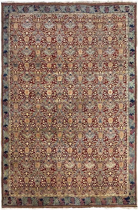 Arts & Crafts Rare Vintage Rug European Donegal 13'x20' 401x610cm c.1940
