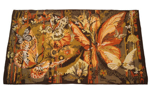  3x6 Vintage French Tapestry Handmade Tapestry Herve Art Nouveau Tapestry Rug