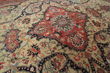 Load image into Gallery viewer, 10x13 Vintage Farahann Rug Geometric Art Nouveau Rug Handmade Gold 305x392cm
