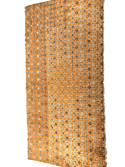 3x5Rare Antique Tibetan Rug Fine Carpet Gold Circa 1900 Rug