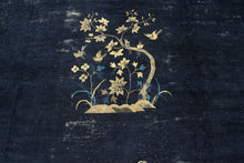 Load image into Gallery viewer,  13x18 Rare Antique Peking Chinese Art Deco Rug Museum Quality Blue c.1870  
