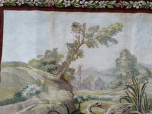 Load image into Gallery viewer, 3x4 Pair of Tapestries Antique French Tapestry  Antique Tapestry Wool &amp; Silk
