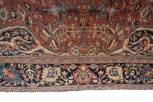 Load image into Gallery viewer, 13&#39;x17&#39; Rare Antique Fine Rug Geometric Fereggaan Rust (392cmx529cm) C.1890 
