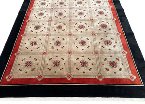 6x9 Rare Walter Nichols Antique Art Deco 1920 Rug Chinese Art Nouveau 183x 269cm