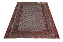 Load image into Gallery viewer, 4X6 Antique Rare Bijar Rug Iron Quality Area Rug 124cmx165cm Handmade  C.1880
