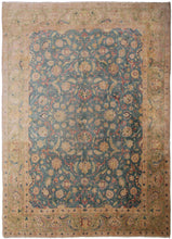 Load image into Gallery viewer,  10x13 Rare Antique Rug Oushak Rug Fine Blue Oriental Carpet 305cm x 401cm
