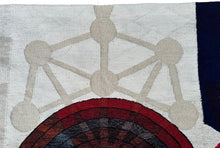 Load image into Gallery viewer, Vintage Tapestry Art Nouveau Abstract 5x8 Rug Aubusson 152cmx244cm Signed C.1985
