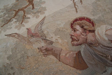 Load image into Gallery viewer, 5X6 Antique Flemish Tapestry Fine Wool &amp; Silk Tapestry 152cmx183cm Beige C.1880
