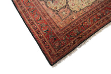 Load image into Gallery viewer, 10x13 Vintage Farahann Rug Geometric Art Nouveau Rug Handmade Gold 305x392cm
