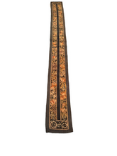 Load image into Gallery viewer,  1&#39; x 7&#39; Fine Antique French Tapestry Floral Fruits Tapestry 31cm x 214cm c.1890
