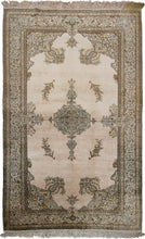 Load image into Gallery viewer, 4x6 Rare Vintage 100% Pure Silk Hereke Rug Kaysari Rug Fine Museum High Quality 
