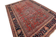 Load image into Gallery viewer, 9x12 Antique Geometric Traditional Oriental Handmade Rug 1920 267cm x 356cm
