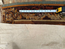 Load image into Gallery viewer, 7x7 1900 Antique French Tapestry Square Wool &amp; Silk Game  196cm x 201cm
