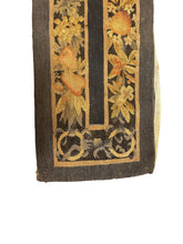 Load image into Gallery viewer,  1&#39; x 7&#39; Fine Antique French Tapestry Floral Fruits Tapestry 31cm x 214cm c.1890
