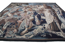 Load image into Gallery viewer, Noah&#39;s Ark Large Handwoven Tapestry Vintage Handwoven Aubusson 8x10 244cm x315cm
