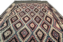 Load image into Gallery viewer, Antique Tribal Kelim Flatwoven Kelim Geometric Rug 10x16 310cm x 472cm C.1920
