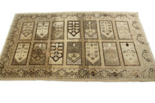 Load image into Gallery viewer,  5x10 Rare Antique Khotan Rug Samarkand Rug 152x290cm Geometric Beige
