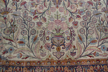 Load image into Gallery viewer, 11x14 Exceptional Rare Fine Antique Silk Dabir 10x14 Rug Bird 328cmx427cm C.1890
