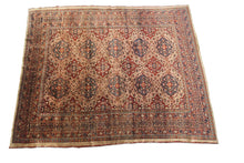 Load image into Gallery viewer, Mid 1800&#39;s Rare Antique Silk Rug 5x6 Masterpiece Tapestry 137x178cm c.1860
