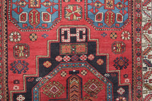 Load image into Gallery viewer, 4x6 Rare Fine Antique Handmade Caucasian Rug Shirvan Rug Tribal Blue 1940
