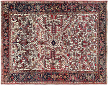 Load image into Gallery viewer, Antique Herriz Serrapi Rug Geometric 8x10 Handmade Rug 254cmx305cm c. 1920
