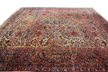 Load image into Gallery viewer, Estate Antique Rug Mohajeran Rug Rare 9X12 Wool Gold 274cmx365cm C.1890   9&#39;x12&#39;
