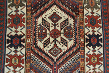 Load image into Gallery viewer, Rare Antique Rug Caucasian Kazak Fine Runner 112cm x 366cm Boho Rug 4X12 C.1880 
