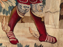 Load image into Gallery viewer, 6x6 Antique French Aubusson Tapestry Hermes Mercury Wool &amp; Silk Square 176x178cm
