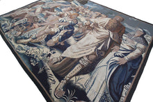 Load image into Gallery viewer, Noah&#39;s Ark Large Handwoven Tapestry Vintage Handwoven Aubusson 8x10 244cm x315cm
