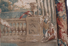 Load image into Gallery viewer, 18th Century Tapestry Antique Flemish Tapestry Wool Silk Verdure 5x6ft 153x165cm
