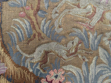 Load image into Gallery viewer, 1920 Antique English Needlepoint Tapestry Wool &amp; Silk 3x5 82cm x 158cm
