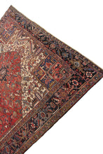 Load image into Gallery viewer, 10x15 Rare Antique Rug Herizz Serappi Handmade Rug  Geometric 287cmx469cm C.1930
