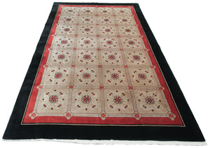 6x9 Rare Walter Nichols Antique Art Deco 1920 Rug Chinese Art Nouveau 183x 269cm