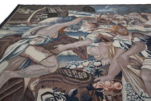 Load image into Gallery viewer, Noah&#39;s Ark Large Handwoven Tapestry Vintage Handwoven Aubusson 8x10 244cm x315cm
