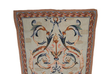 Load image into Gallery viewer, 4x5 Rare Antique French Tapestry Rococo Tapestry Green 81cm x168cm c.1920
