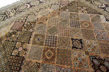 Load image into Gallery viewer, 5x8 Rare Fine Silk Authentic Oriental Handmade Rug Garden Snowflake 137x244cm
