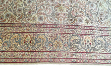 Load image into Gallery viewer,  7x10 Vintage Silk Hereke Fine 100% Silk Quality Museum Signed Rug 209x297cm
