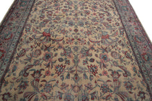 Load image into Gallery viewer,  9x12 Antique Turkish Oushak Rug Sivas Overall Beige Gold 269cmx358cm c.1920  
