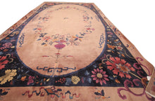 Load image into Gallery viewer, 13x21 Antique Art Deco Rug Art Nouveau Rare Walter Nichols Beige  388x640cm
