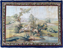 Load image into Gallery viewer, 3x4 Pair of Tapestries Antique French Tapestry  Antique Tapestry Wool &amp; Silk

