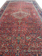 Load image into Gallery viewer, 11X19 Antique Mahaal Sultaanabad Rug Antique Rug Rust 323cm x 581cm c.1880
