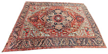 Load image into Gallery viewer, Antique Handmade Rug Carpet Traditional Rug 8x11 Wool Rug 244cm x 325cm
